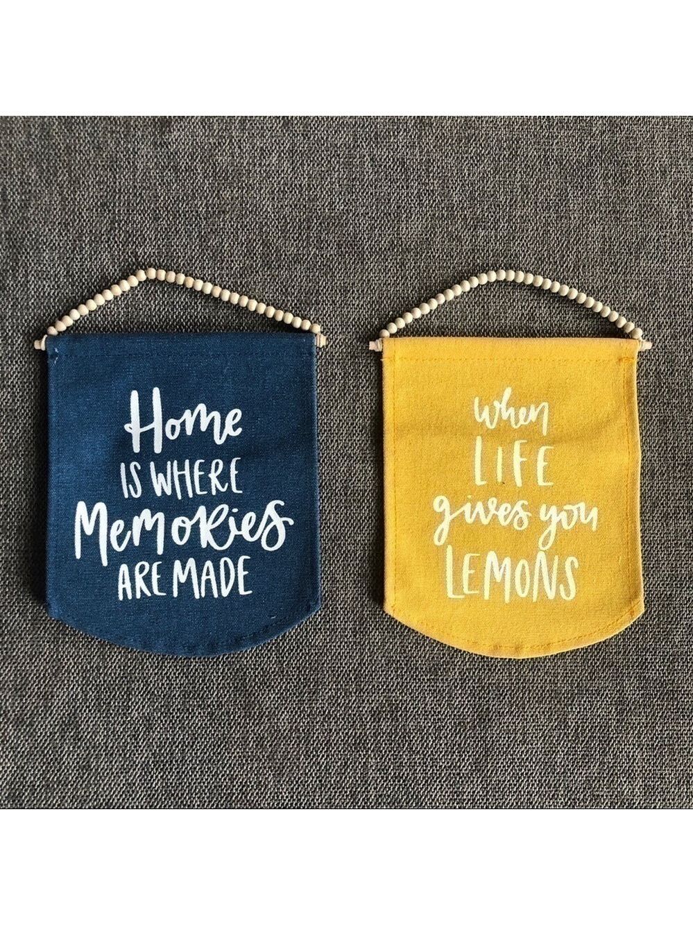 Wall decor When Live Gives You lemons Home Is Where Memories Are Made Ba…